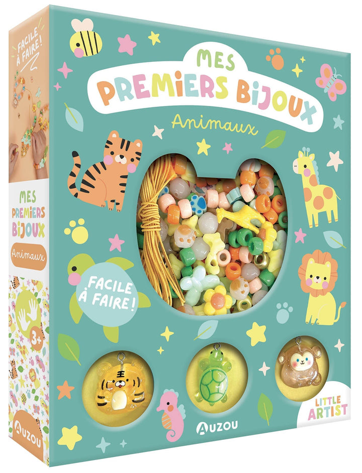 Coffret créatif Mes premiers bijoux animaux Auzou Mlle et coco