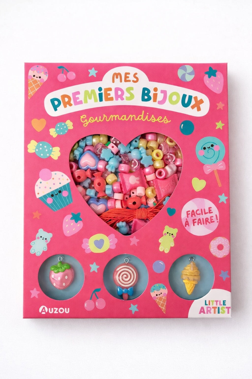Coffret créatif Mes premiers bijoux, gourmandises Auzou Mlle et Coco