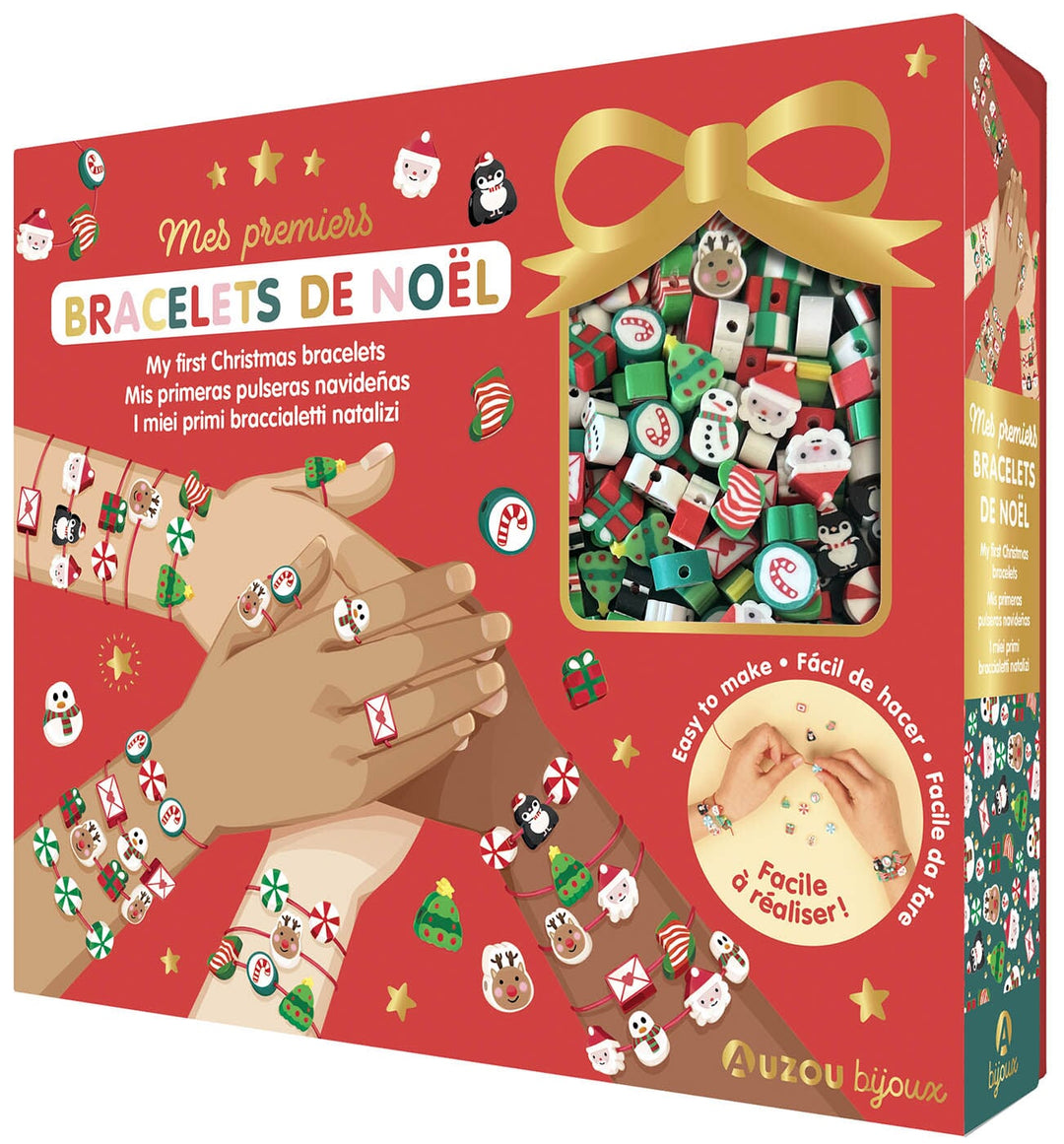 Mes jolis bijoux -Mes premiers bracelets de noël auzou éditions Mlle et Coco
