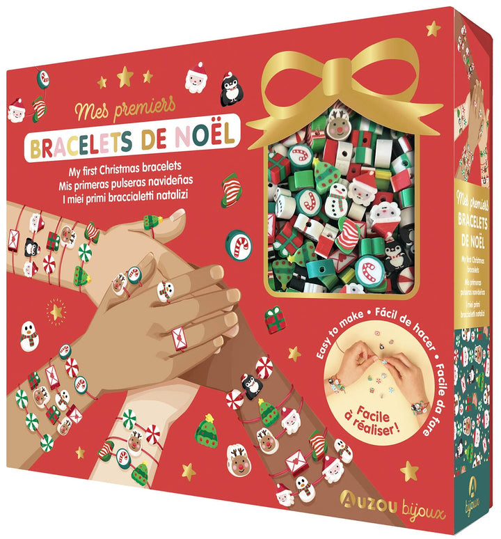 Mes jolis bijoux -Mes premiers bracelets de noël auzou éditions Mlle et Coco