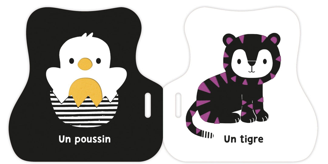 Mon premier livre poussette noir et blanc
Bébés animaux Auzou 