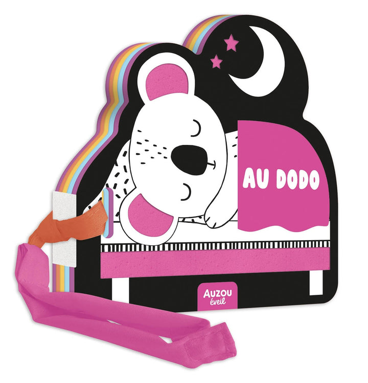 Mon premier livre pousette noir et blanc  Au dodo  Auzou
