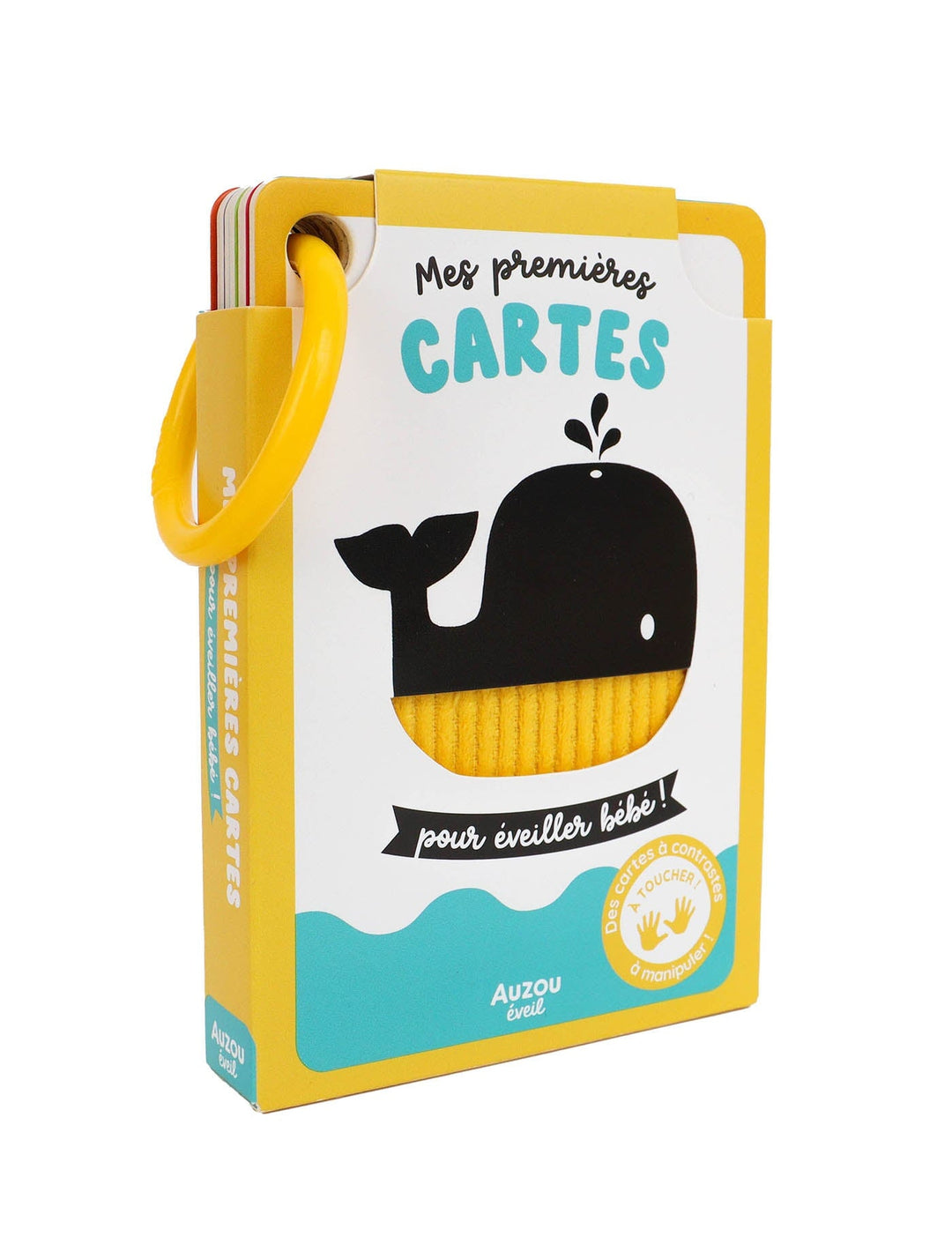 un imagier en noir avec des matières à toucher et des effets