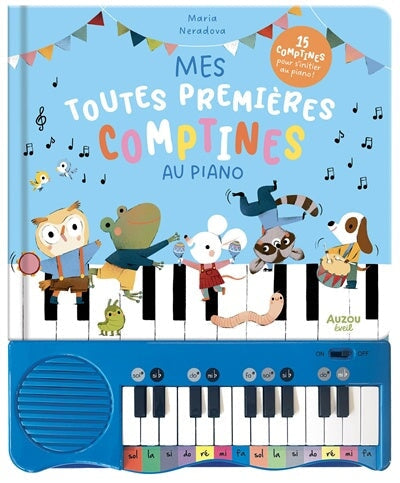 Mes toutes premières comptines au piano Auzou livre sonore