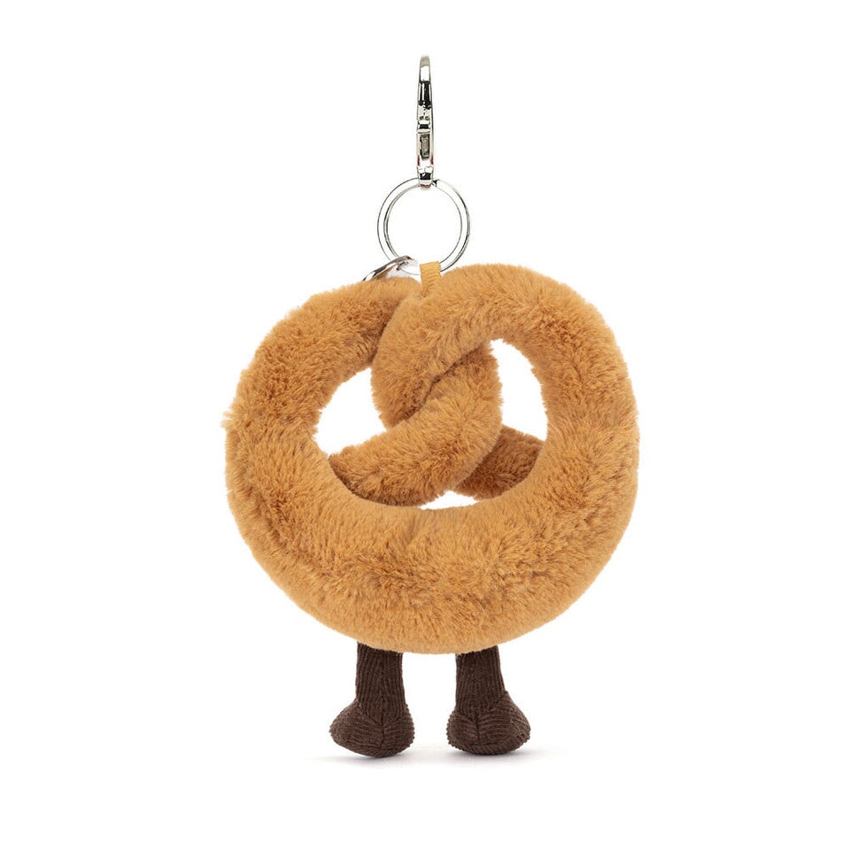 Breloque de sac pretzel nourriture Jellycat Mlle et Coco