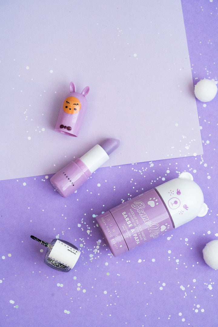 masque en bâton inuwet barbe à papa vegan cosmétique enfant