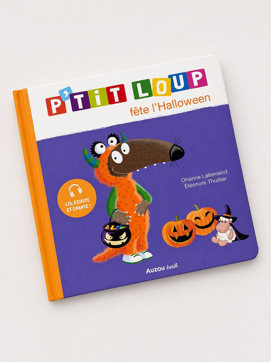 Livre P'tit Loup fête l'Halloween Auzou éditions Mlle et Coco