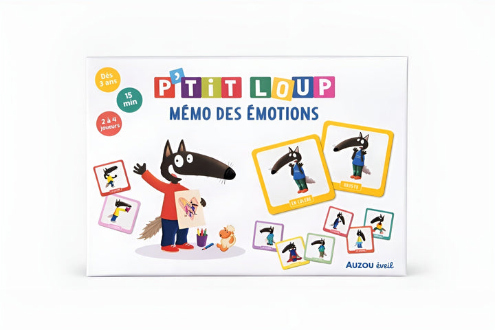 auzou jeu mémoire mémo émotion P&