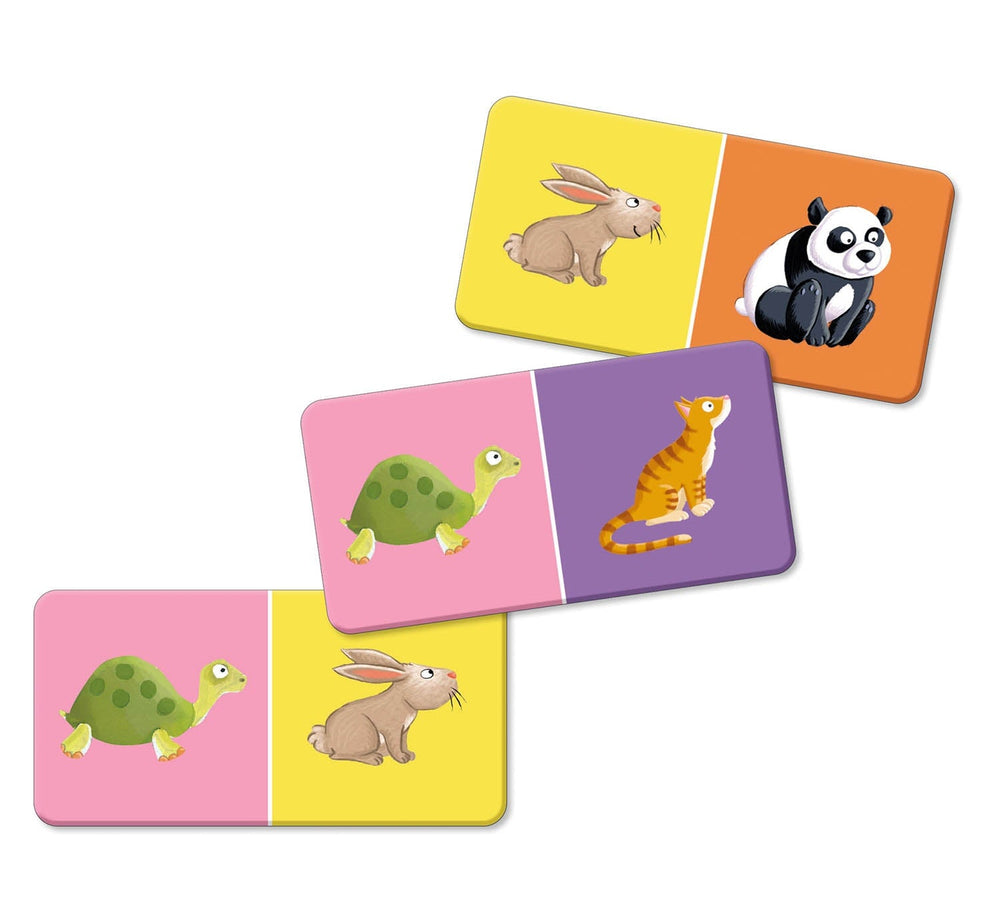 P'tit loup dominos des animaux Auzou Mlle et Coco