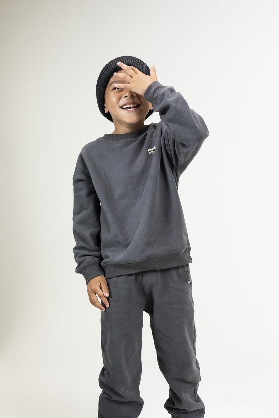 chandail pull gris Noppies enfant Mlle et Coco