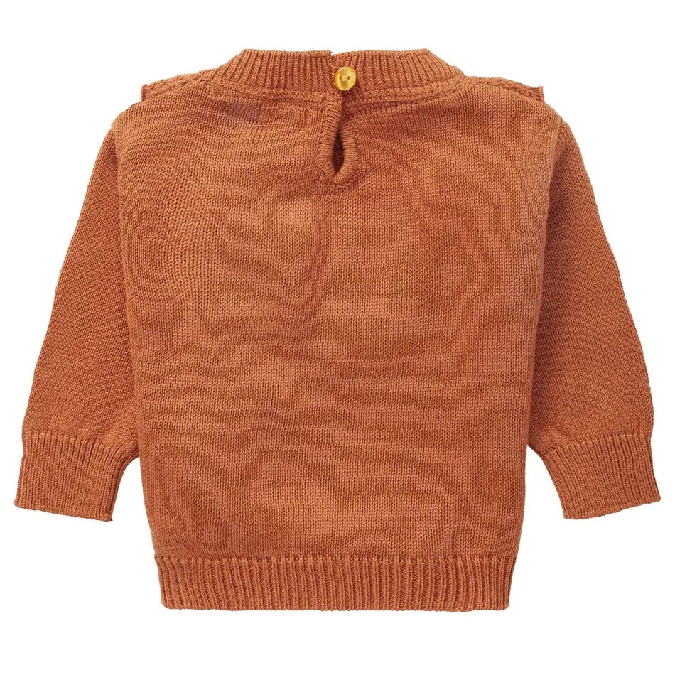 pull manches longues caramel frison Noppies vêtement bébé enfant