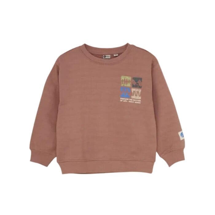 Pull oversize maron Burlwood Daily Seven Mlle et Coco