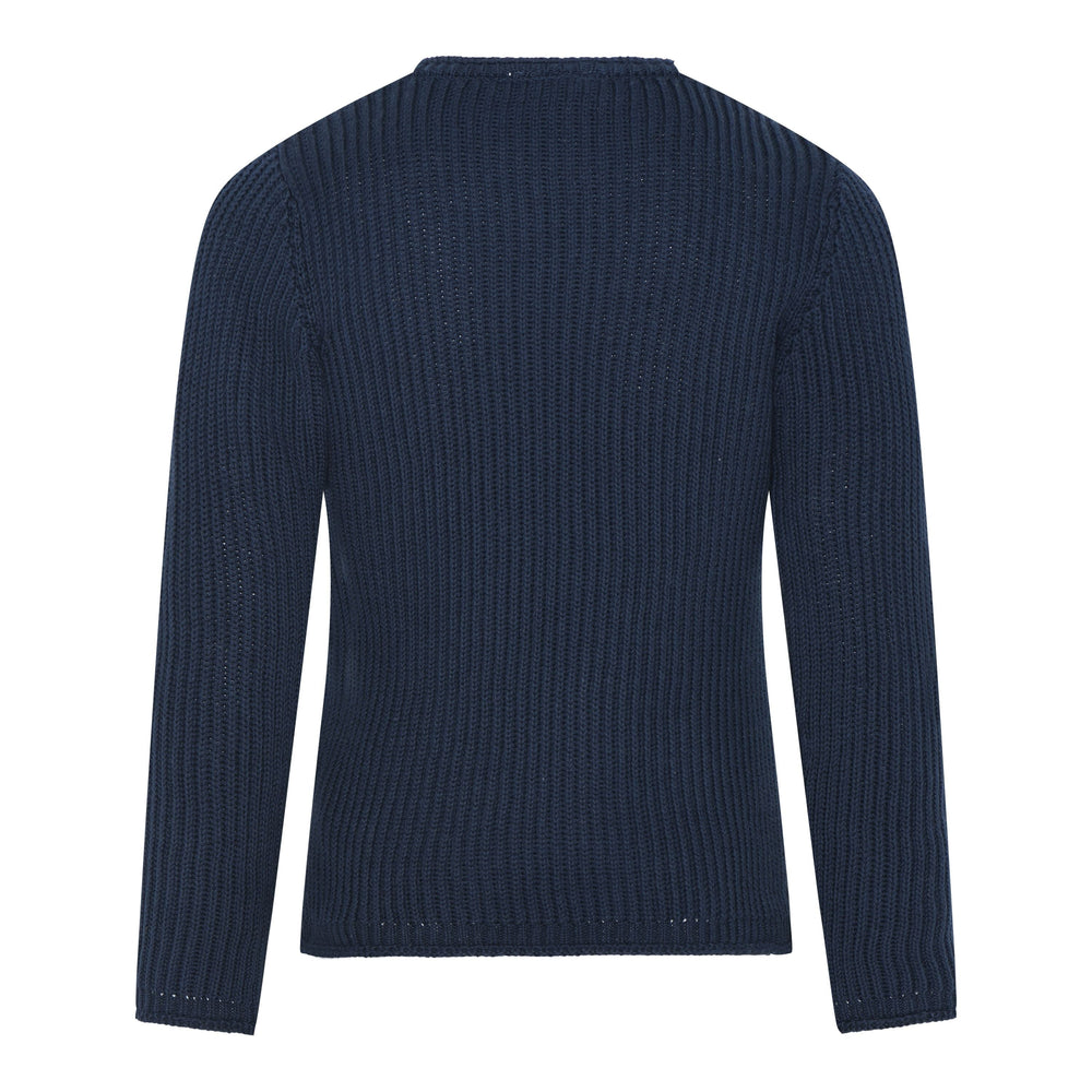 pull tricot minymo marine manches longues vêtement enfant