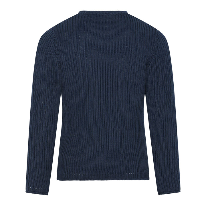 pull tricot minymo marine manches longues vêtement enfant