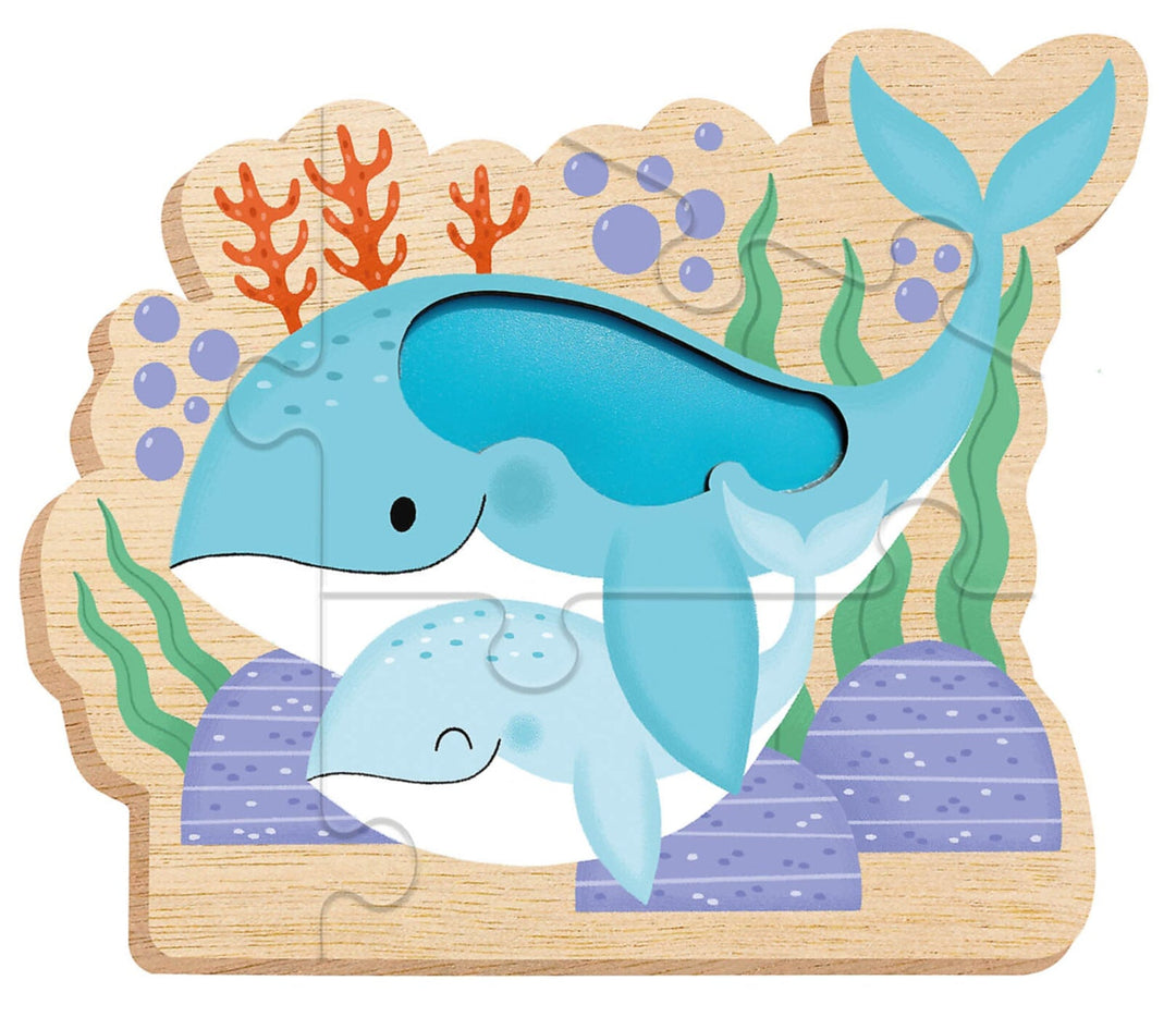 Puzzles evolutif toucher bébés animaux Auzou Mlle et Coco