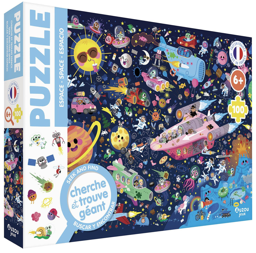casse-tête puzzle espace Mlle et Coco Auzou