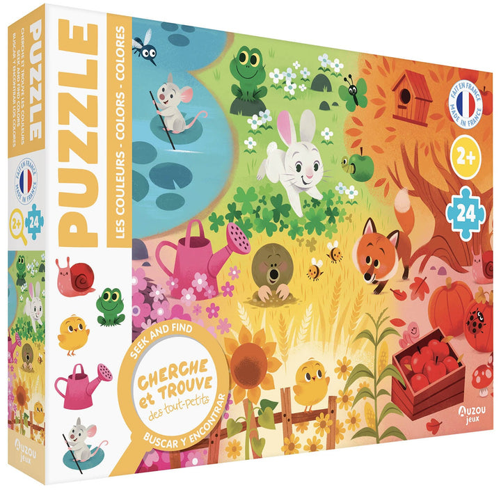 Puzzle cherche et trouve des tout-petits Les Couleurs Auzou, jeux