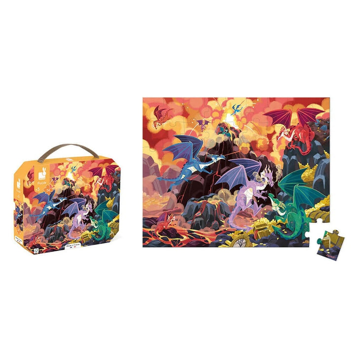 casse-tête puzzle dragon Janod Mlle et Coco