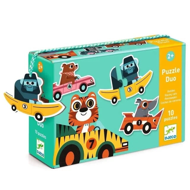 Casse-tête duo Bolides Djeco Mlle et Coco