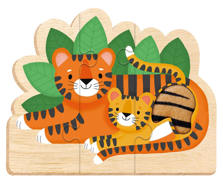 Puzzles evolutif toucher bébés animaux Auzou Mlle et Coco