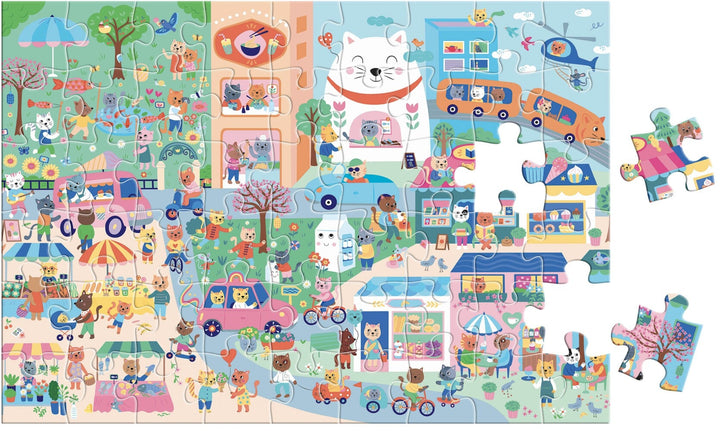 Puzzle cherche et trouve Kawaii de Auzou jeux