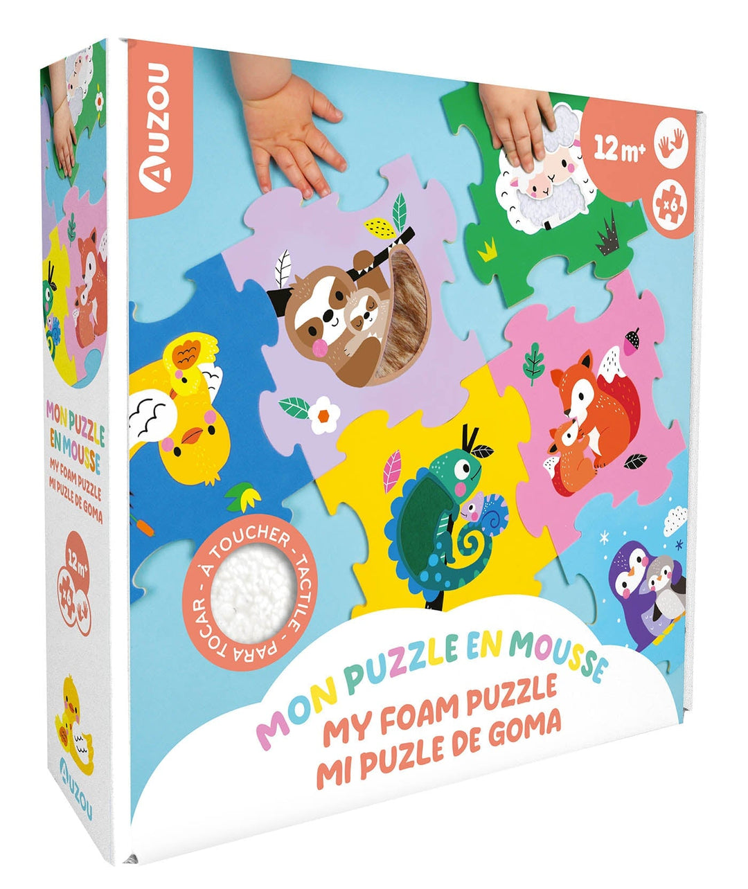 Puzzle en mousse animaux Auzou Mlle et Coco