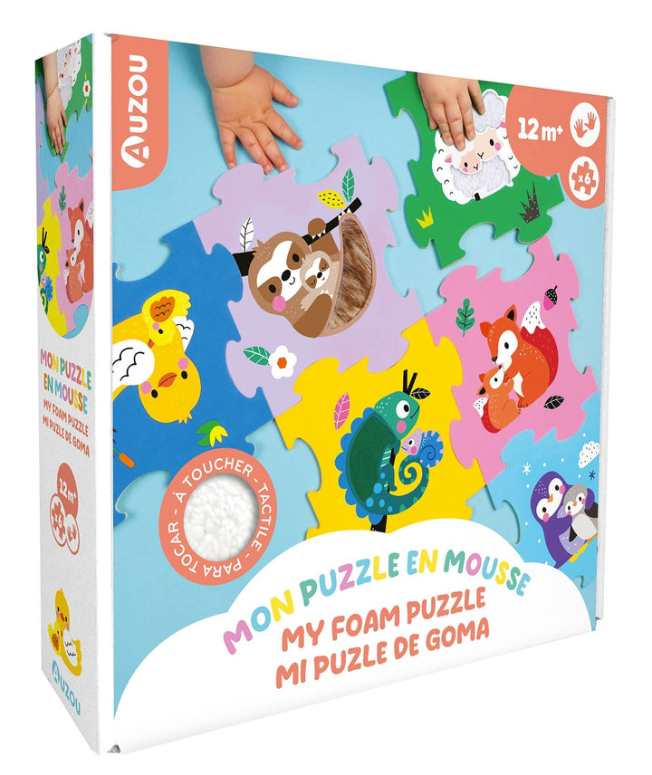 Puzzle en mousse animaux Auzou Mlle et Coco