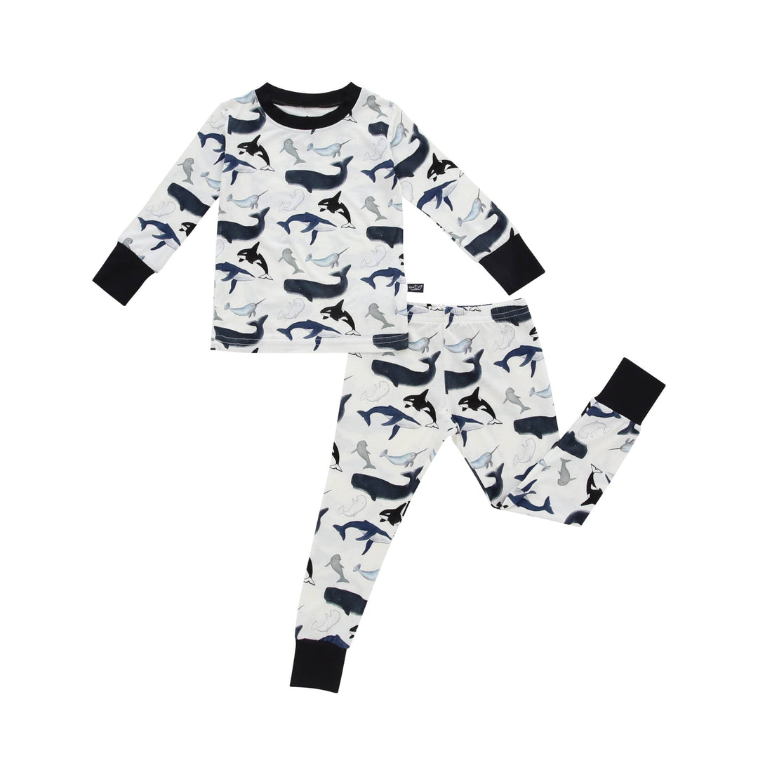 pyjama deux-pièces baleines Peregrine Mlle et Coco