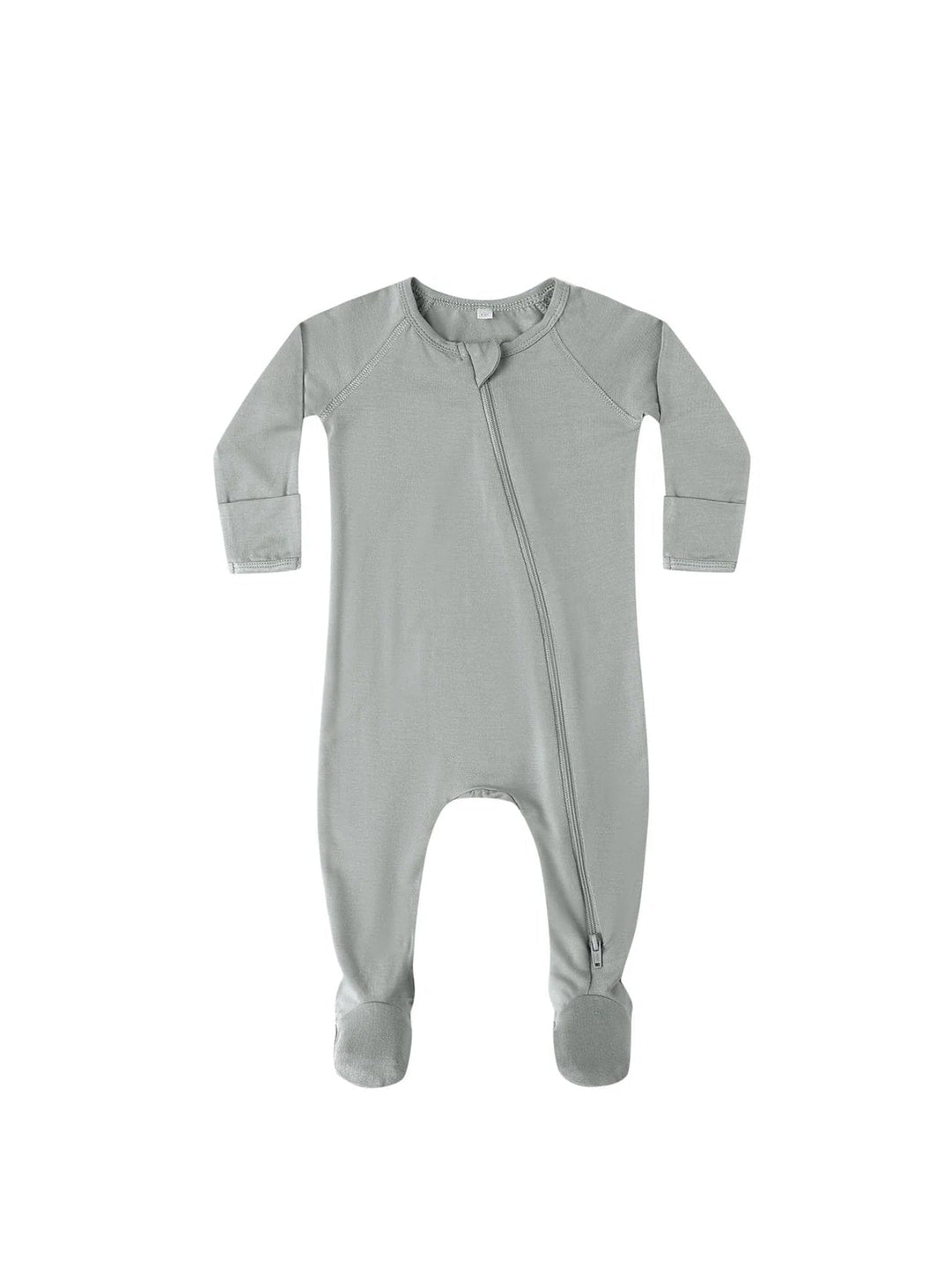 Pyjama en bambou bleu acier (gris) Quincy Mae Mlle et Coco