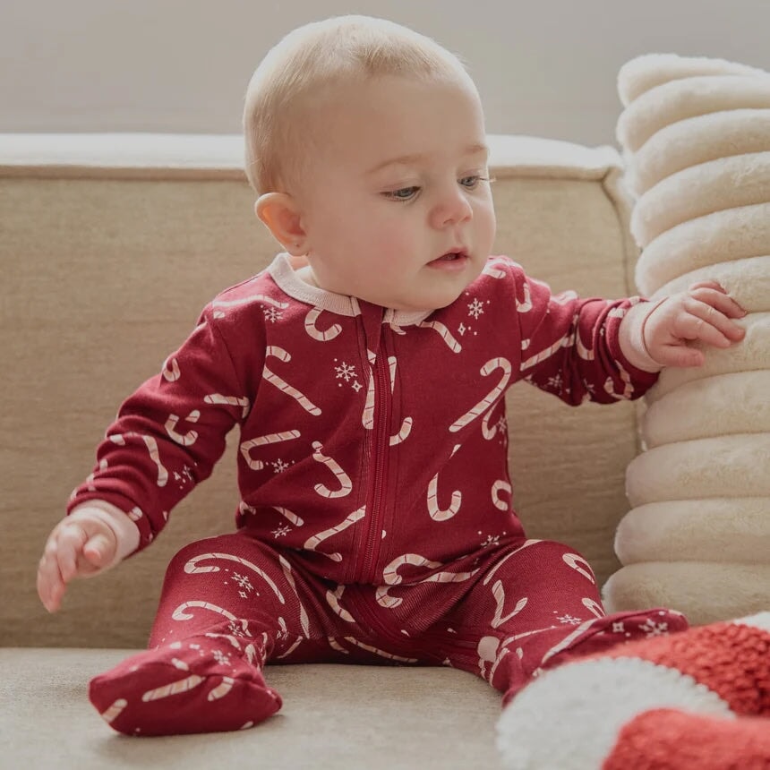pyjama rouge canne bonbon Petit Lem Mlle et Coco