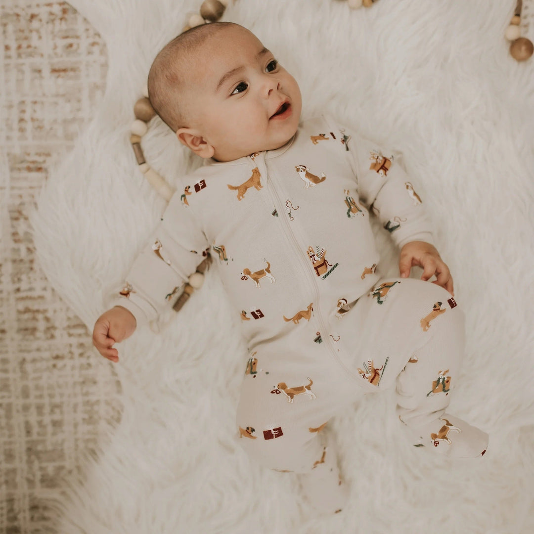 Pyjama Chien de Noël Petit Lem Mlle et Coco