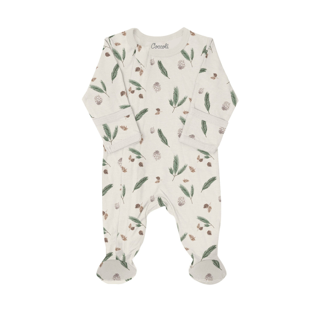 Pyjama une pièce tencel Branche de sapin Coccoli