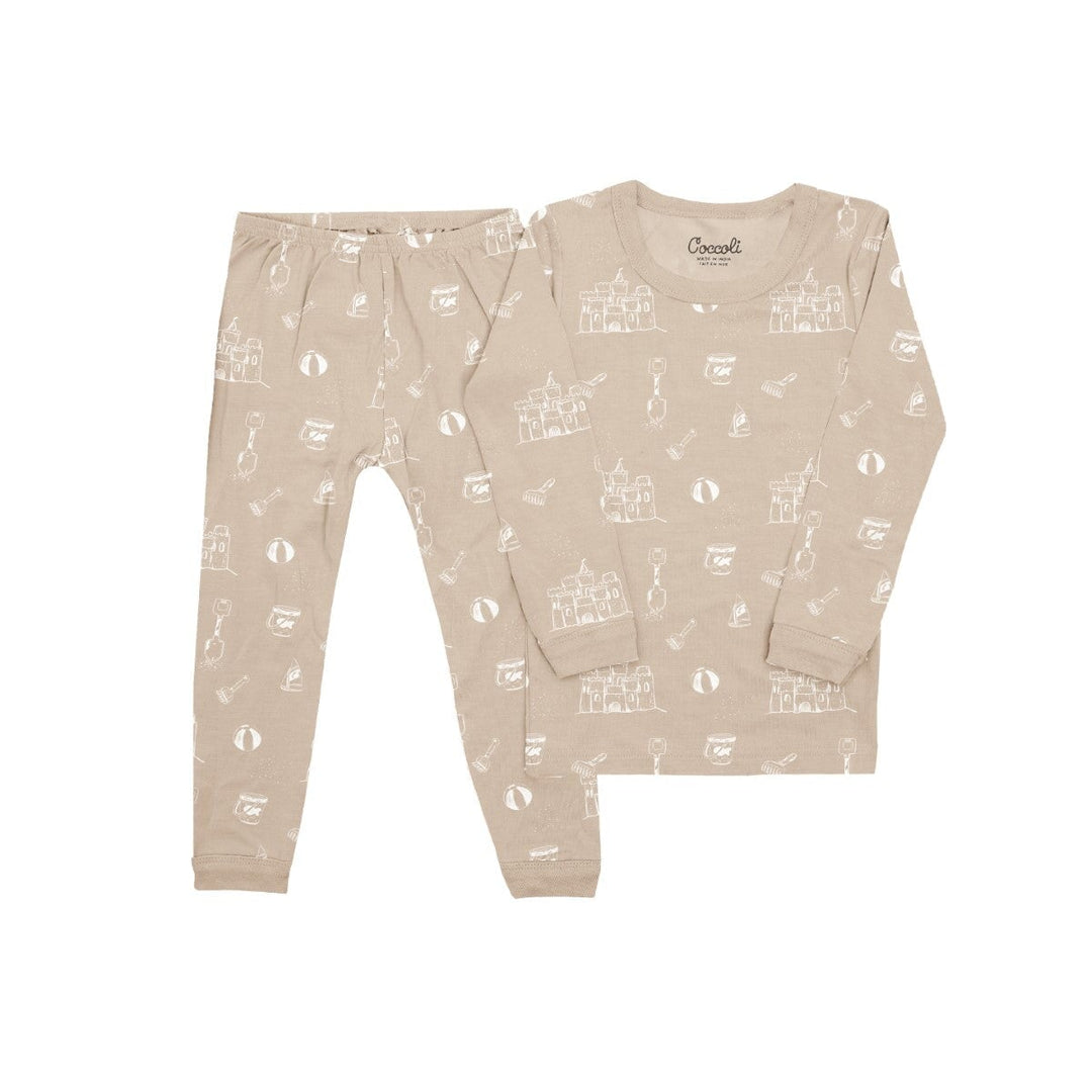 Pyjama 2 pièces tencel - Chateau de sable - Coccoli Vêtements (échantillons) Coccoli 