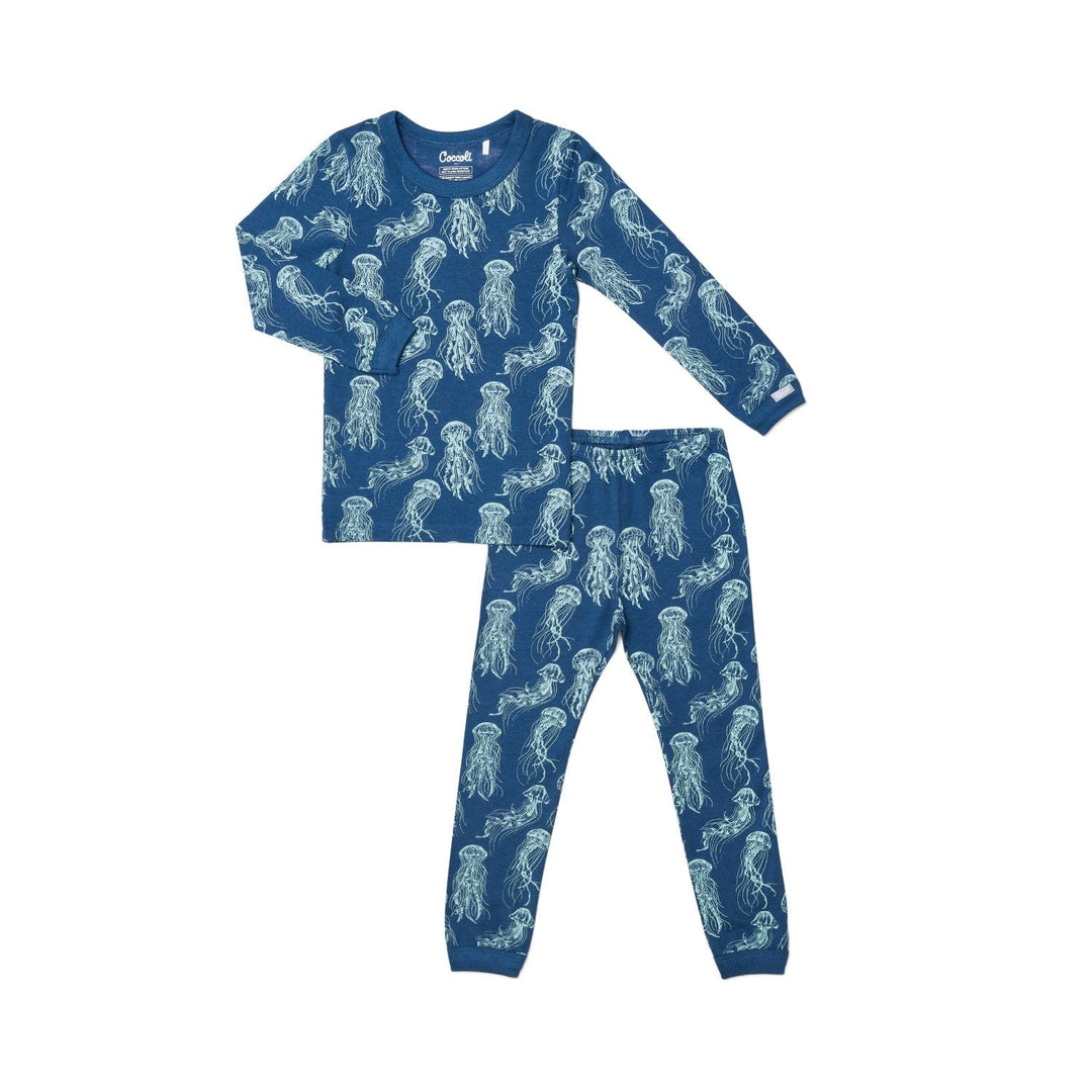 Pyjama pièces coton modal Méduse bleu Coccoli Mlle et Coco