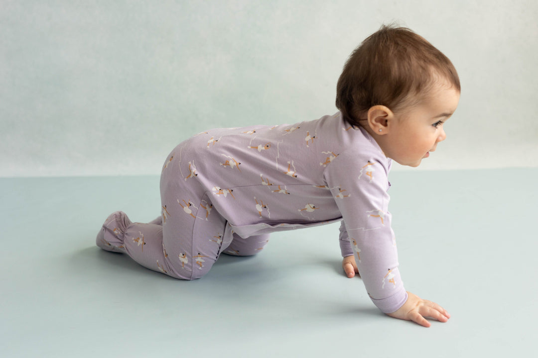 Pyjama Tencel Mauve patin artistique Coccoli Mlle Coco