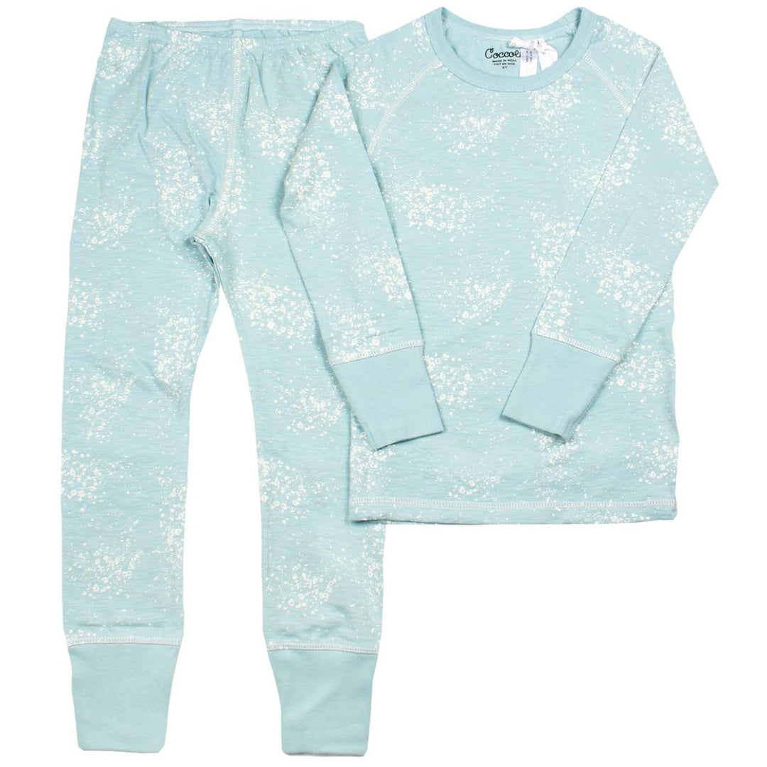 pyjama bleu confettis blanc Coccoli Mlle et Coco