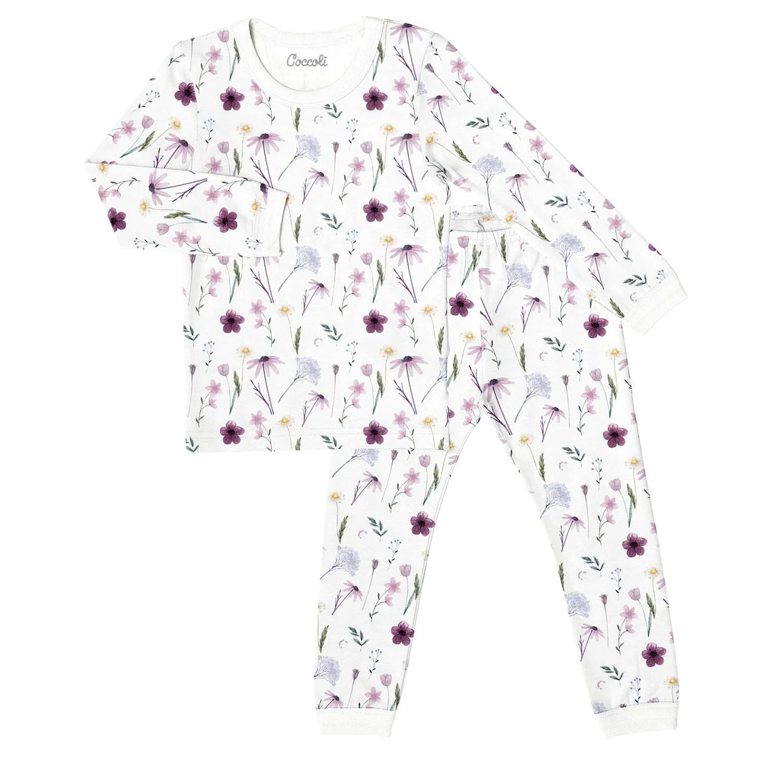 Pyjama tencel deux pièces long jardin Coccoli Mlle et Coco