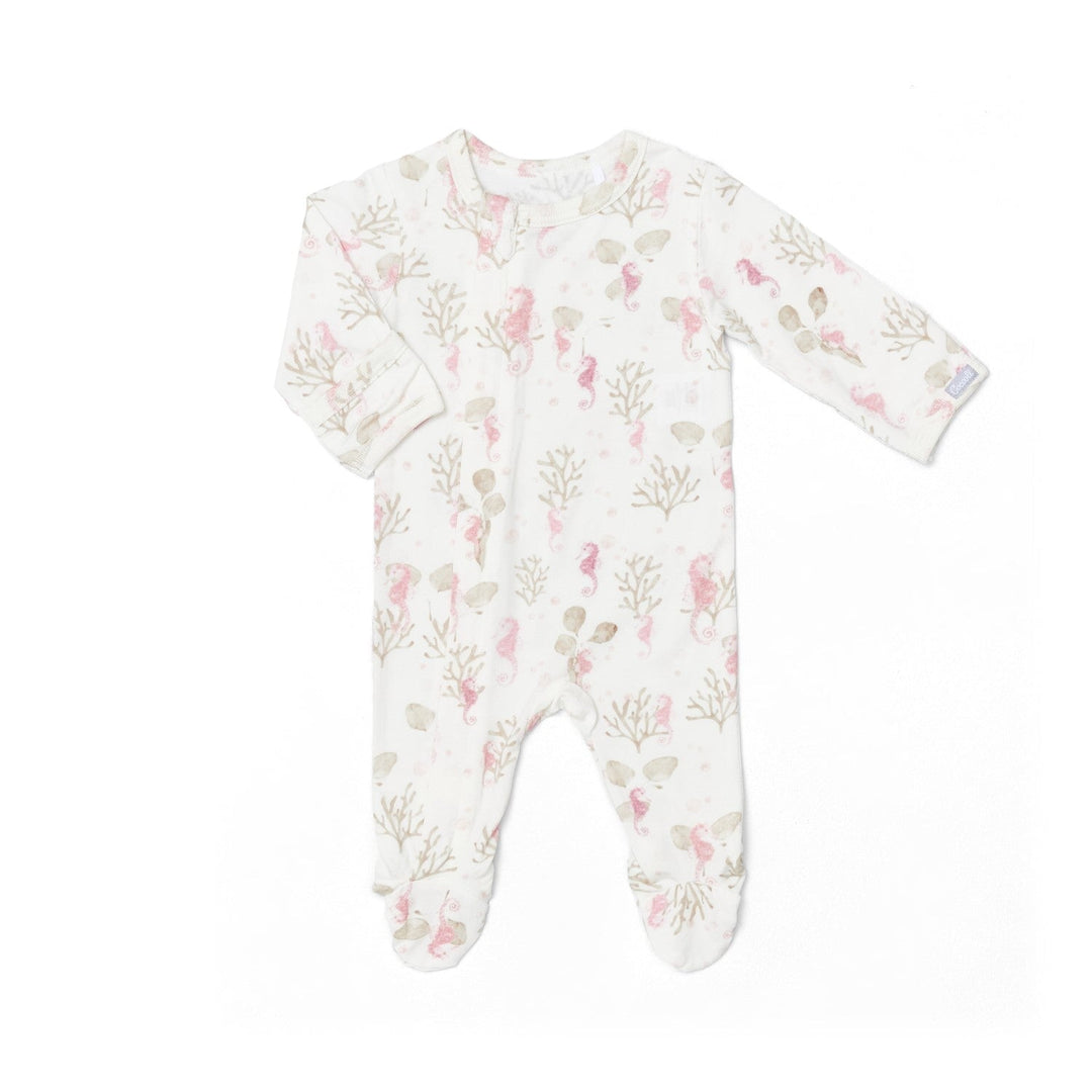 pyjama une pièce coccoli hyppocampe rose Mlle et coco