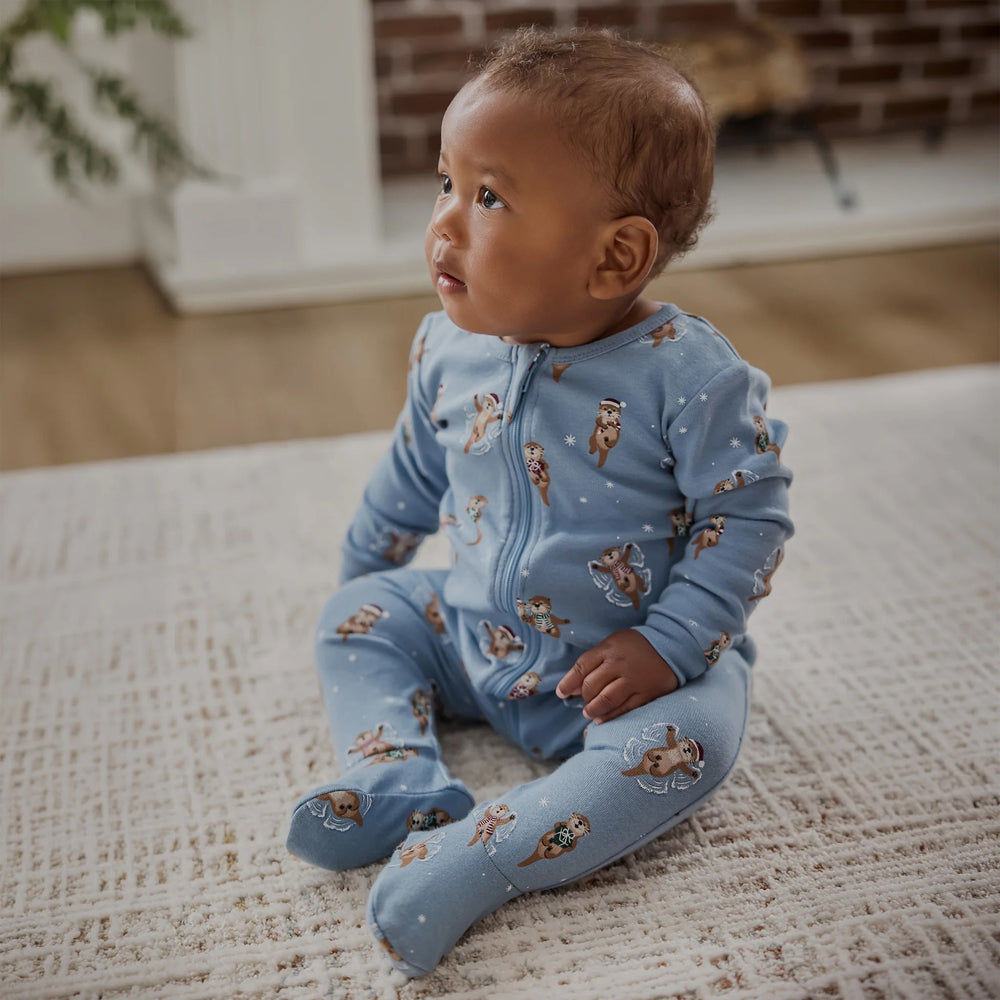 Pyjama Loutre festive Petit Lem Mlle et Coco