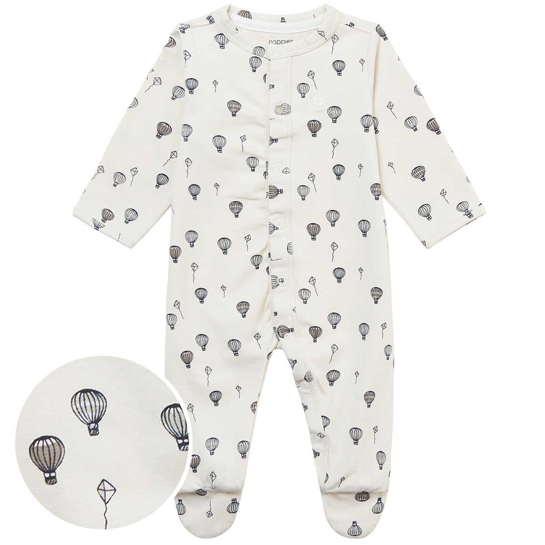 Pyjama une pièce Noppies beige montgolfière Mlle et Coco