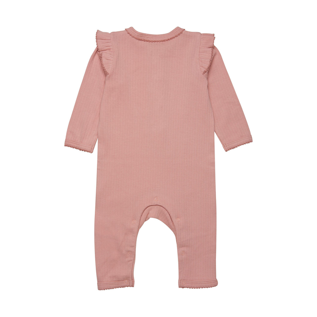 ensemble une pièce rose pêche fixoni pyjama fille
