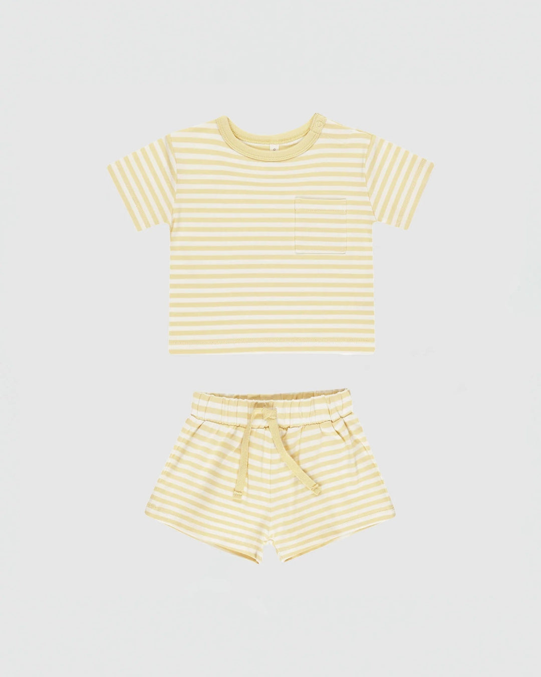 ensemble deux-pièces Quincy Mae rayé jaune blanc Mlle Coco
