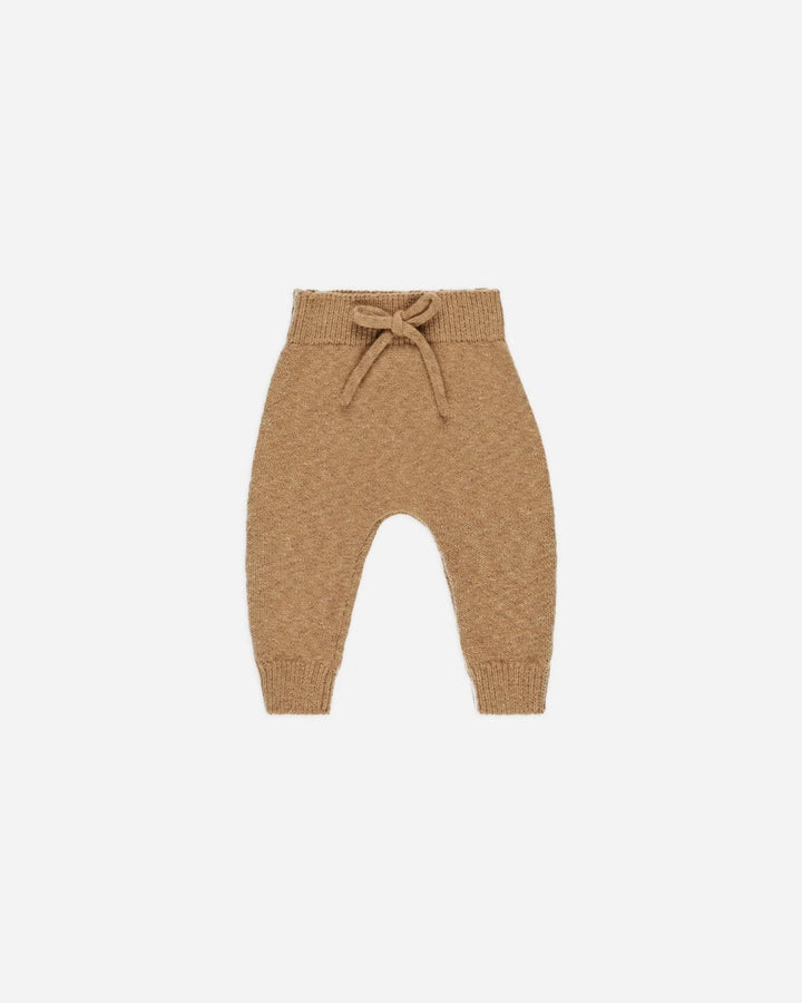 pantalon caramel taille élastique Quincy Mae Mlle et Coco