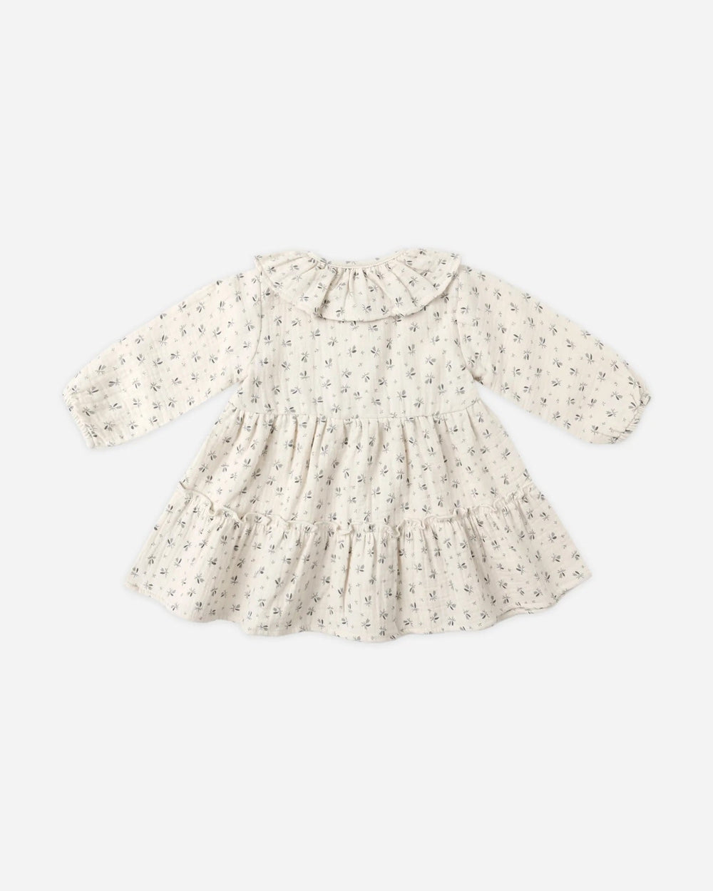 Robe boutonnée à col volanté Bluebell Quincy Mae Mlle et Coco