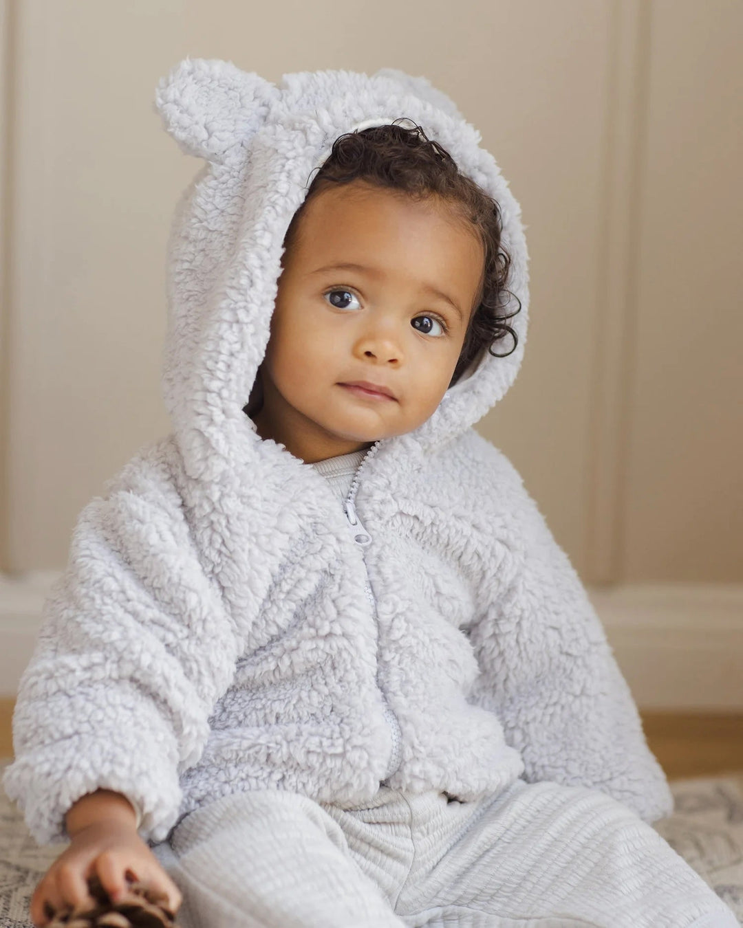 Veste ours mi-saison gris frost Quincy Mae Mlle et Coco