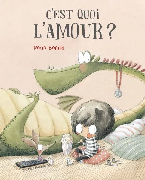 livre C'est quoi l'amour? Père Fouettard livre histoire