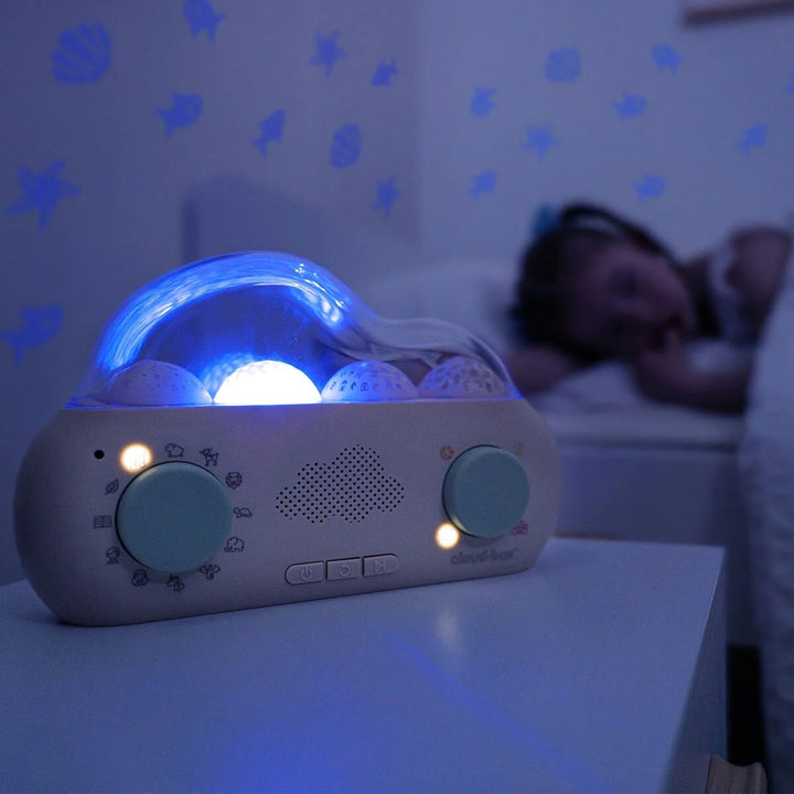 Cloud-box liseuse histoire lumière musicale radio enfant activité éveil