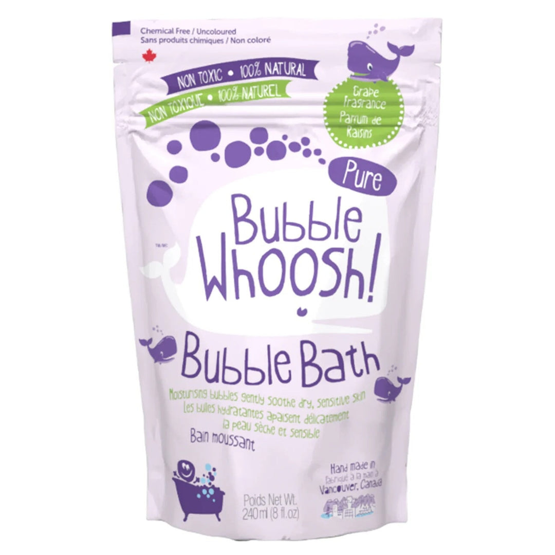 Bain moussant raisin non toxique sans colorant Bubble Woosh Loot Toy Mlle et Coco