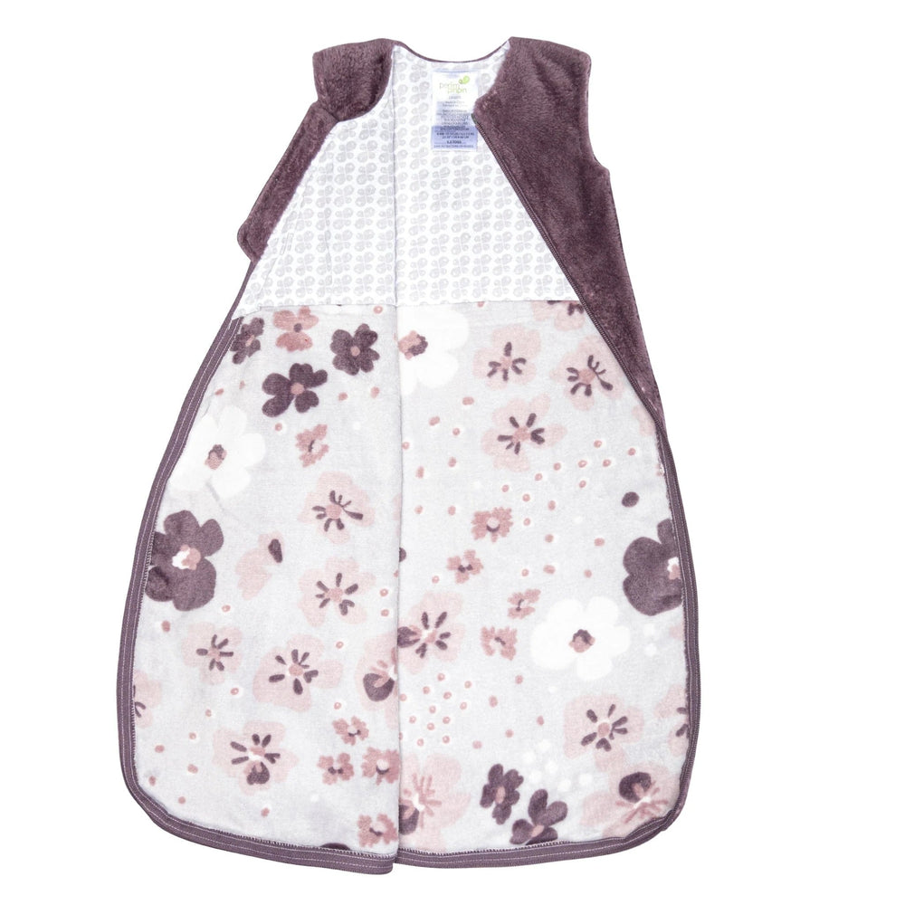 Dormeuse/gigoteuse en peluche - Raisin uni 1,5 tog - Perlimpinpin Vêtements (échantillons) Perlimpinpin 