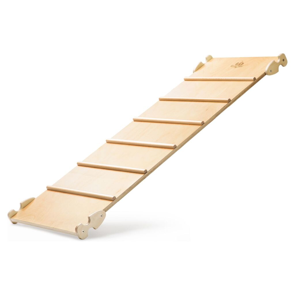 Gymnase Pikler Rampe et toboggan en bois Kinderfeets Mlle et Coco